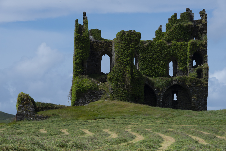 Ballycarbery Castle view