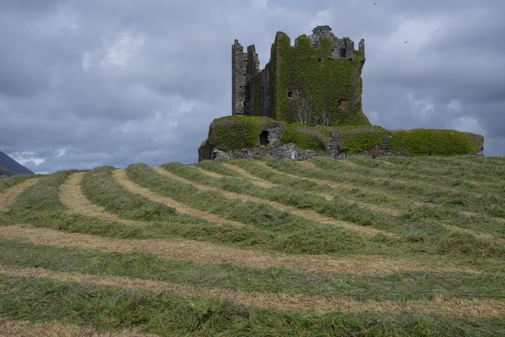 Ballycarbery Castle view